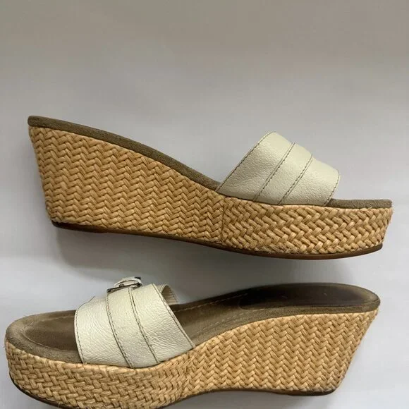 Vintage Prada Wedge Sandals | Early 1990s | Made in Italy - Picture 5 of 6